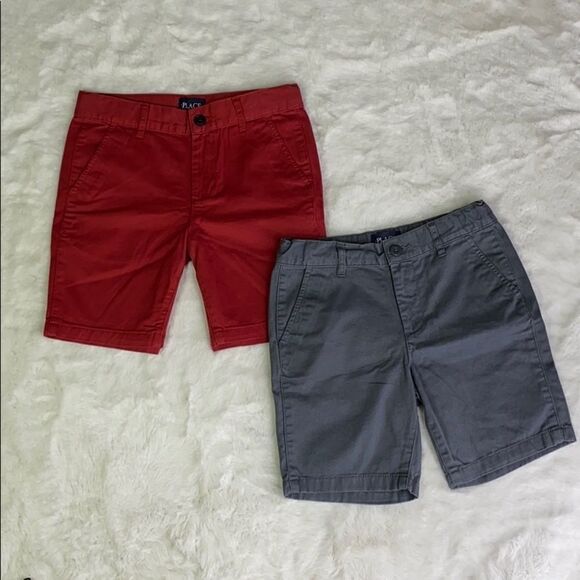 Children’s Place Uniform Chino Shorts Bundle 6H - Picture 2 of 5